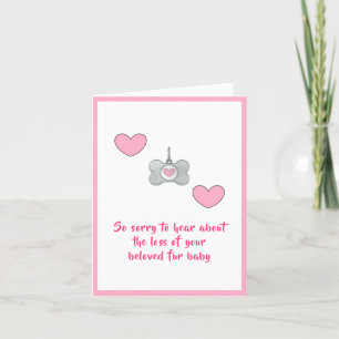 Carte de sympathie pour chien par dalDesignNZ