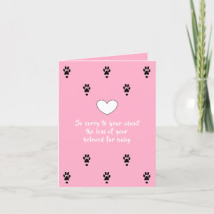 carte de sympathie pour chien par dalDesignNZ