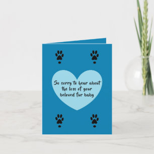 carte de sympathie pour chien par dalDesignNZ