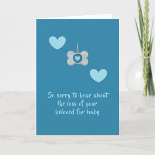 Carte de sympathie pour chien par dalDesignNZ
