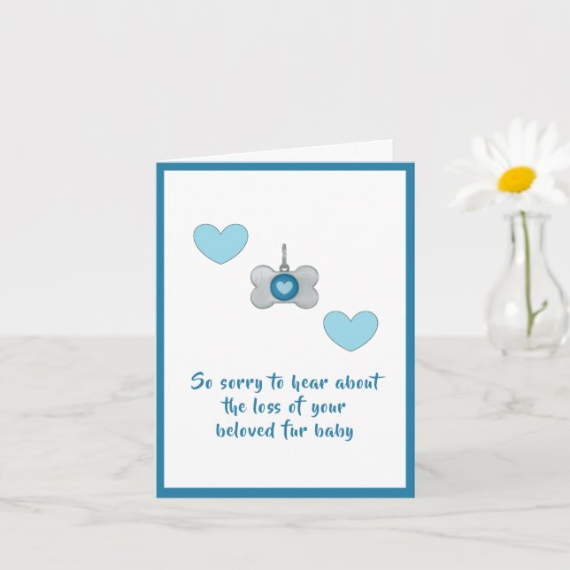 Carte de sympathie pour chien par dalDesignNZ (Petite plante)