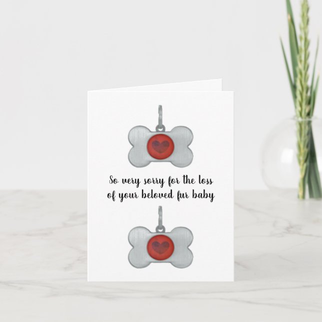 carte de sympathie pour chien par dalDesignNZ (Devant)