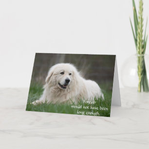 Carte de sympathie pour chien pour perte mémorial