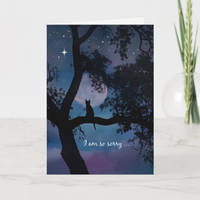 Carte de sympathie pour la perte de chats, Sympath (Devant)