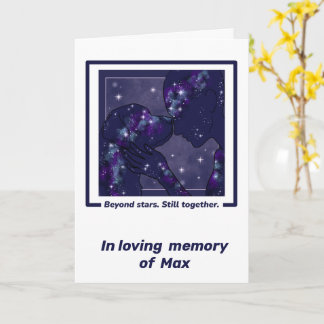 Carte de sympathie pour la perte d'un animal de co
