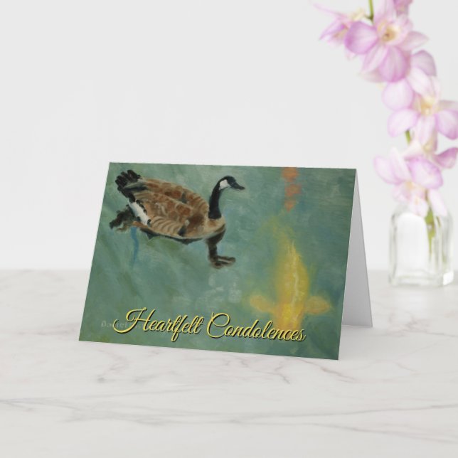 Carte de sympathie pour la prière de sérénité en s (Orchidée)