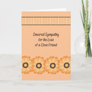 Carte de sympathie pour un ami proche