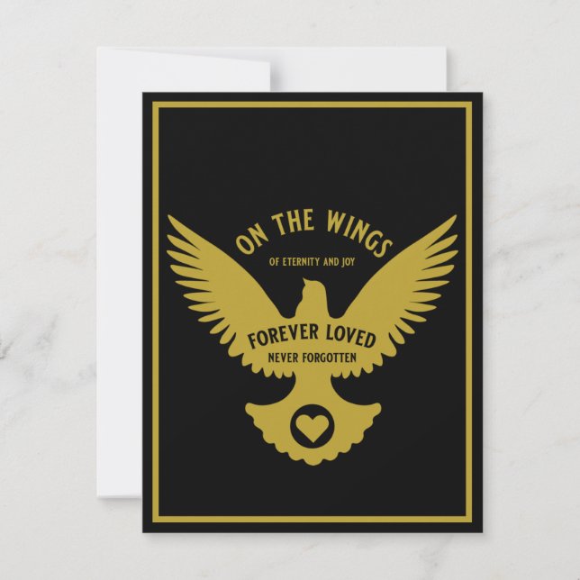 Carte de sympathie Sensitive In Love Memory (Devant)