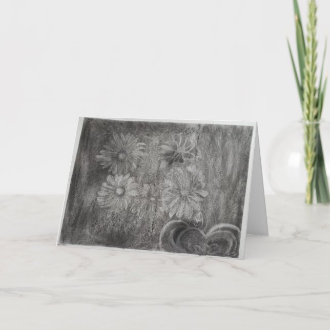 Carte de sympathie "Une réunion sombre" (Devant)