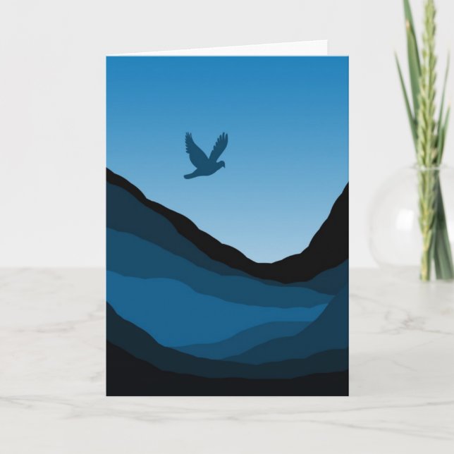 Carte De Sympathie Vierge Dans La Vallée (Devant)