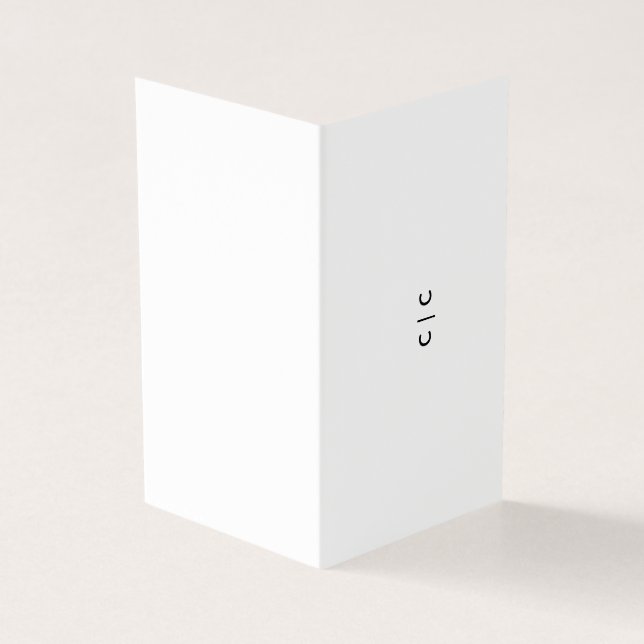 Carte de table (Outside)
