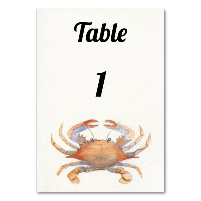 Carte de table (Dos)