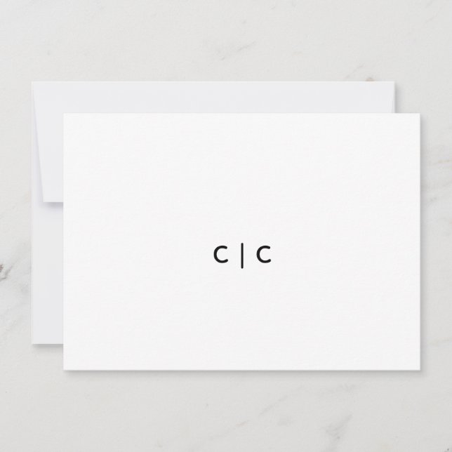 Carte de table (Devant)