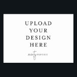 Carte de table - 3,5 "x 5" Paysage<br><div class="desc">Personnalisez votre design dans Templett. Une fois que vous avez terminé l'édition,  téléchargez votre fichier au format JPG (n'oubliez pas d'activer l'option de fond perdu). Téléversez votre design ici en cliquant sur le bouton bleu "Personnaliser".</div>