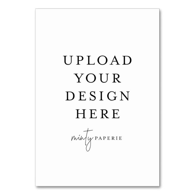 Carte de table - 3,5" x 5" Portrait (Par défaut)