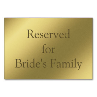 Carte de table Arrière - plan Graphic Gold réservé