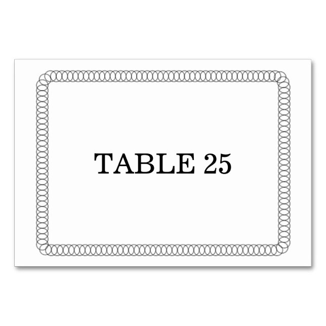 Carte de table arrondie en ébène (Devant)