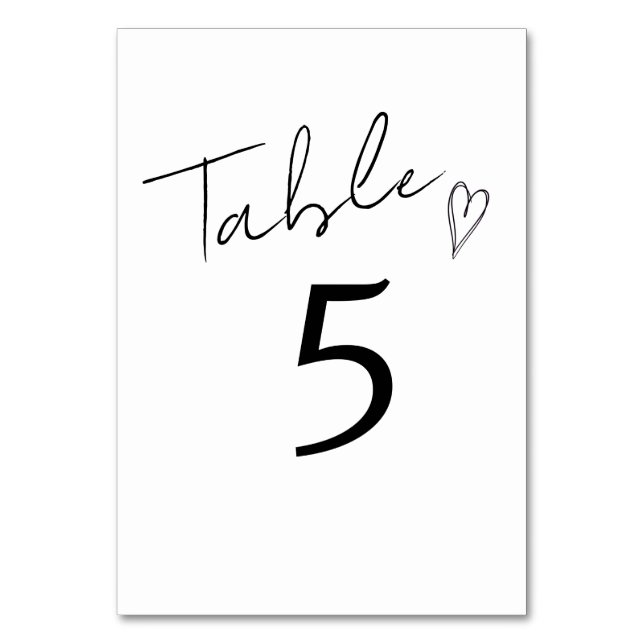 Carte de table de mariage calligraphie moderne min (Dos)