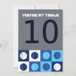 Carte de table de numéro de siège de Bar Mitzvah d
