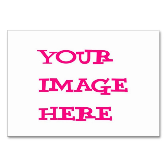 Carte de table Design Here (Devant)