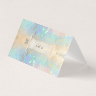 Carte de table Gemstone Opal Gem Marble
