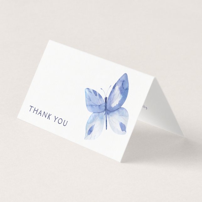 Carte de table In Love Memory Butterfly Funeral (Front)