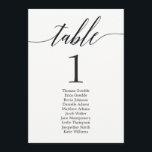 Carte de table individuelle plan de table écriture<br><div class="desc">Planifiez une célébration élégante avec cette invitation moderne que vos invités adoreront. 
Création par © berryberrysweet . Les fichiers numériques imprimables sont disponibles ! Visitez notre site web sur www.berryberrysweet.com pour plus de détails !</div>