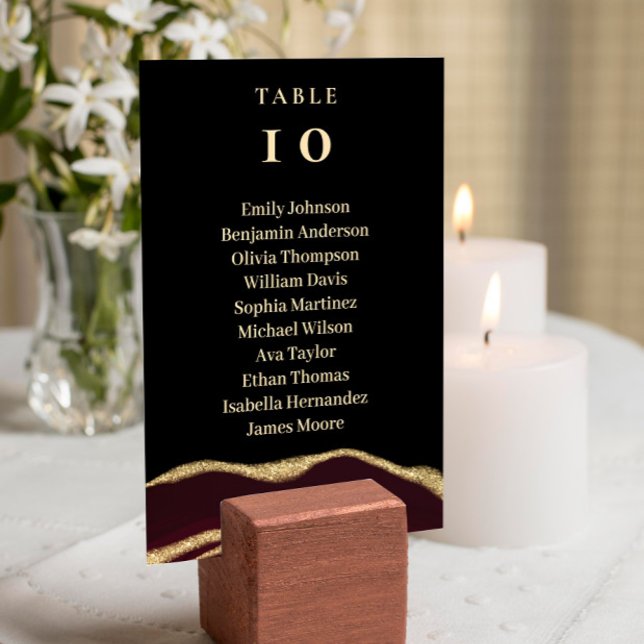 Carte de table noire en pierre de taille noire (Créateur téléchargé)