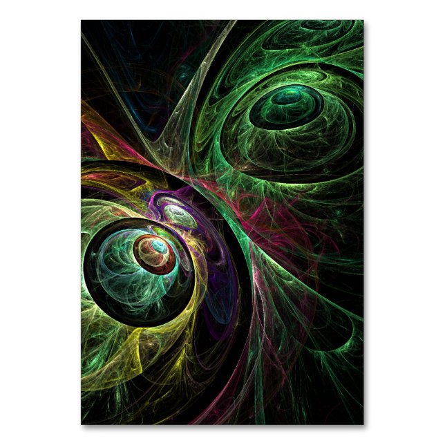 Carte de table Oeil à oeil Abstrait (Par défaut)