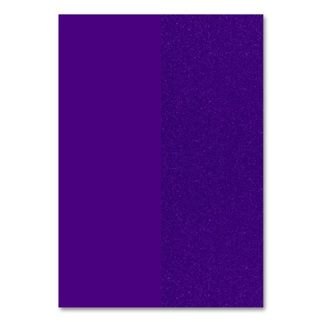 Carte de Table Pailletée Double Violet – Personnal (Par défaut)
