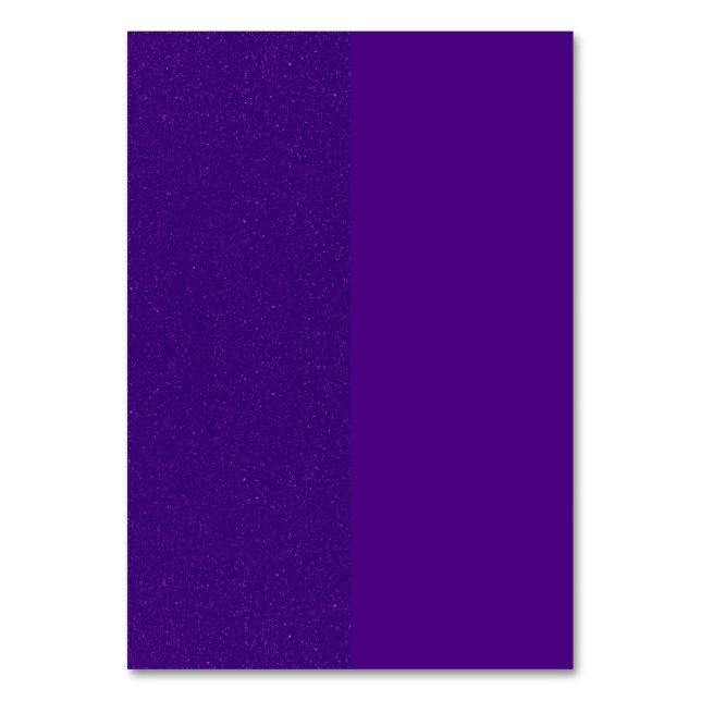 Carte de table personnalisée avec strass violet do (Par défaut)