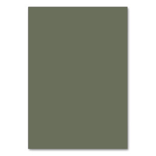 Carte de table personnalisée Vert mousse