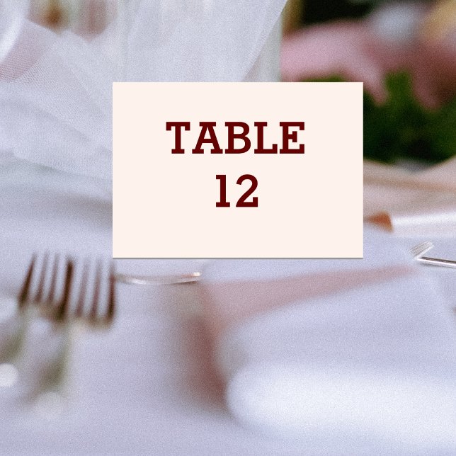 Carte de table pliée personnalisée pour les mariés (Personalized Bride & Groom Folded Table Card)