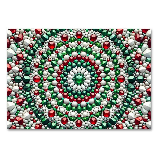 Carte de table spéciale avec des couleurs italienn (Devant)