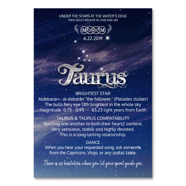 Carte de table Taurus Centerpiece (Par défaut)
