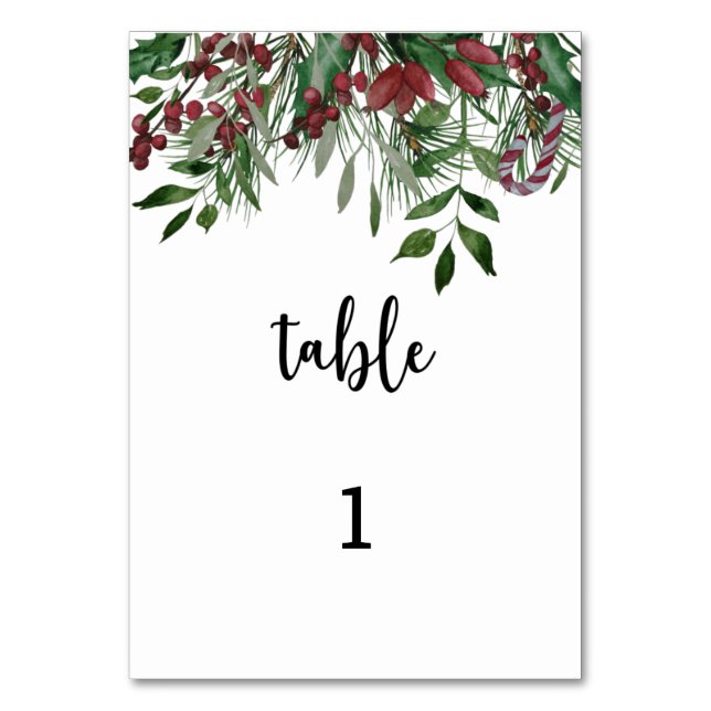 Carte de table toujours verte (Par défaut)