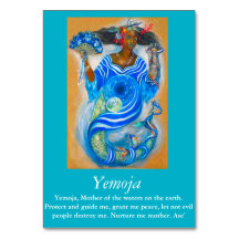 Carte de table Yemoja