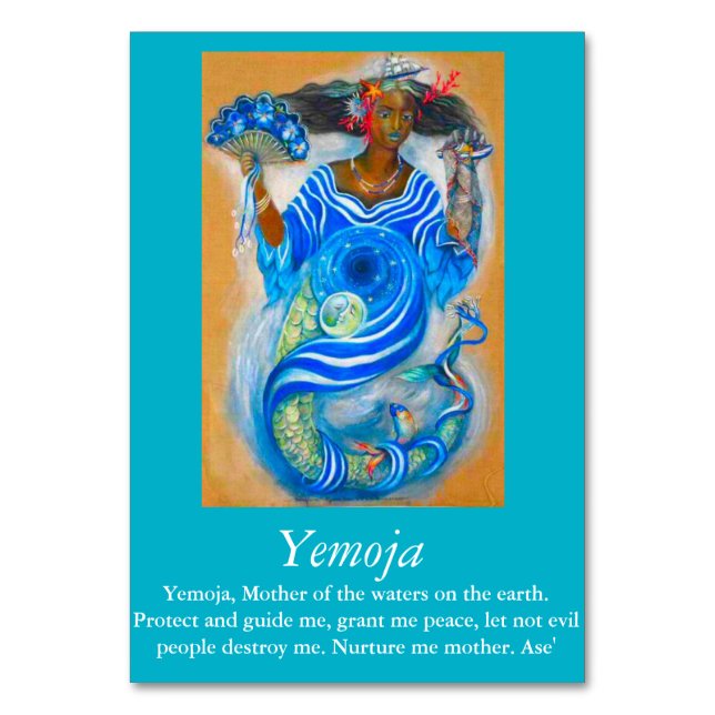 Carte de table Yemoja (Par défaut)