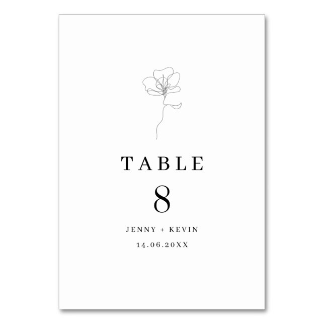 Carte de tableau à fleurs dessinée à la main illus (Par défaut)