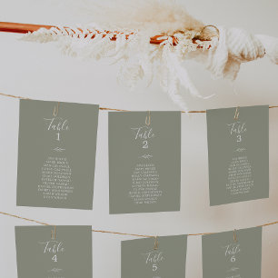 Carte de tableau de bord à pendage vert de taille 