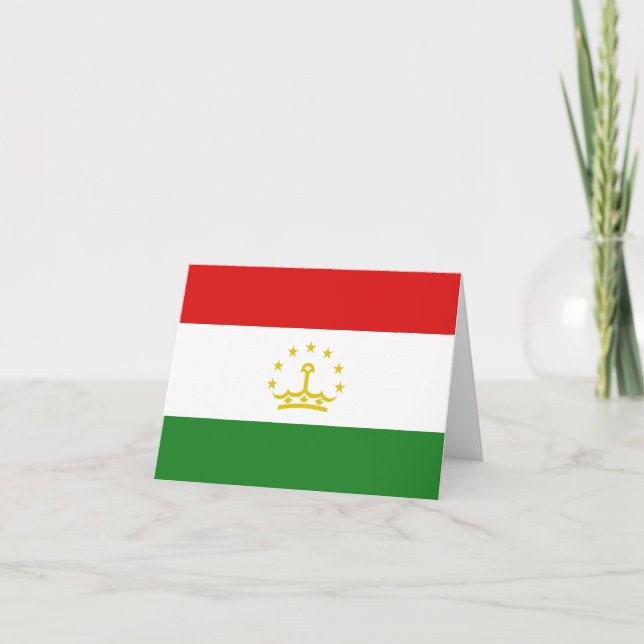Carte de Tajikistan (Devant)