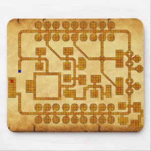 Carte de tapis de souris de D&D