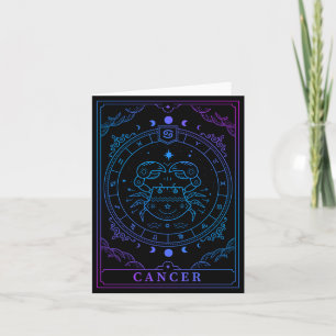 Carte de tarot Cancer Signe du zodiaque Horoscope 