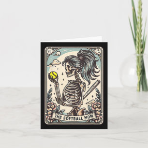Carte de tarot de maman douce squelette Maman douc