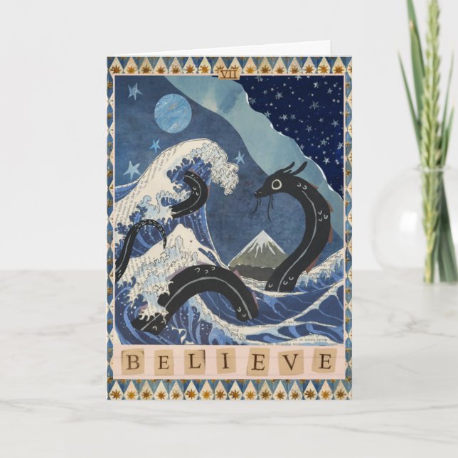 Carte de tarot magique "Croire" (Devant)