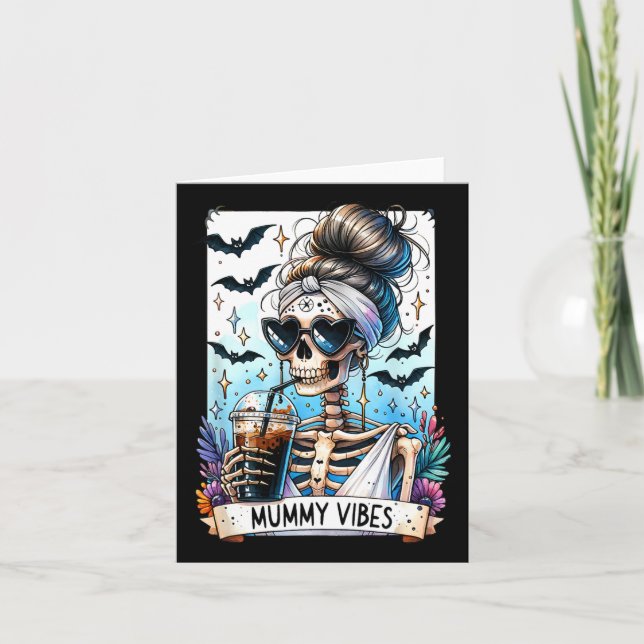Carte de tarot Mummy Vibes Saison épouvantable Mam (Devant)