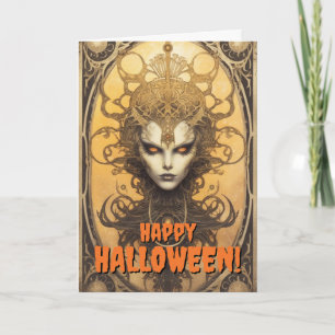Carte de Tarot Vintage Joyeux Halloween