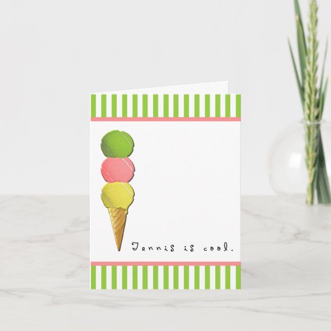 Carte de tennis vierge (Devant)