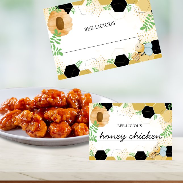Carte de tente alimentaire vierge BEE-lieuse (Créateur téléchargé)