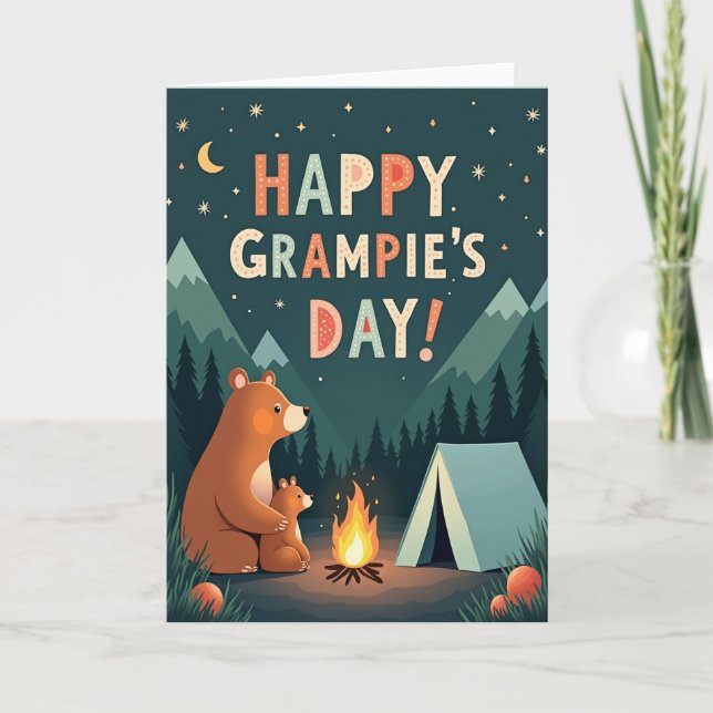 Carte de tente de jour Grampies étoilés (Devant)